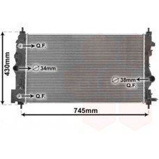 Ψυγείο Νερού OPEL ASTRA 2010 - 2013 ( J ) 600006335