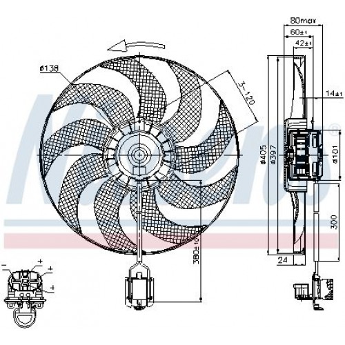 Βεντιλατέρ Νερού OPEL ASTRA 2010 - 2013 ( J ) 600006440