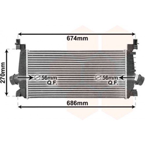 Ψυγείο Intercooler OPEL ASTRA 2013 - 2015 ( J ) 600206200 Ψυγείο Intercooler OPEL ASTRA 2013 - 2015 ( J ) 600206200