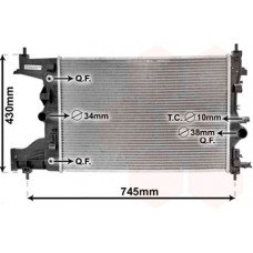 Ψυγείο Νερού OPEL ASTRA 2013 - 2015 ( J ) 600206325