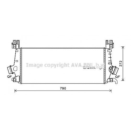 Ψυγείο Intercooler OPEL ASTRA 2013 - 2015 ( J ) 600306230