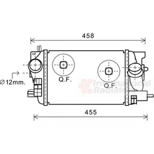 Ψυγείο Intercooler OPEL MERIVA 2014 - 602106200