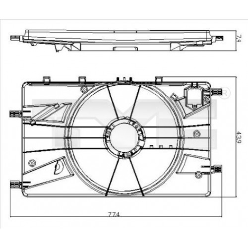 Βεντιλατέρ Νερού OPEL ZAFIRA 2011 - 2016 ( Tourer C ) 603006460 Βεντιλατέρ Νερού OPEL ZAFIRA 2011 - 2016 ( Tourer C ) 603006460