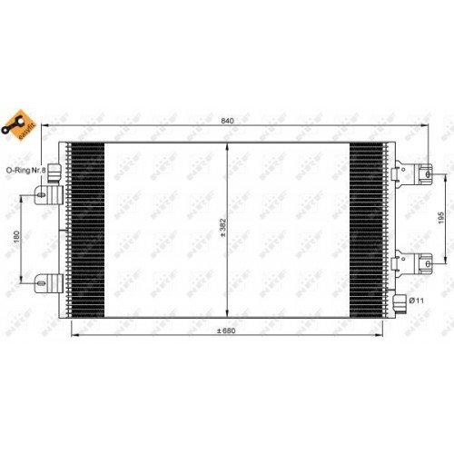 Ψυγείο A/C (Εξωτερικό) OPEL MOVANO 2009 - 604006410