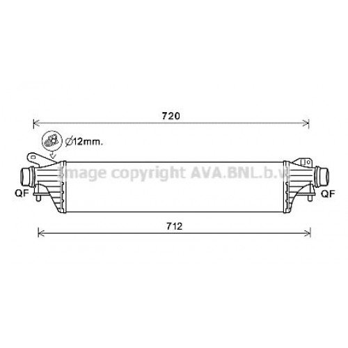 Ψυγείο Intercooler OPEL ADAM 2013 - 606006200