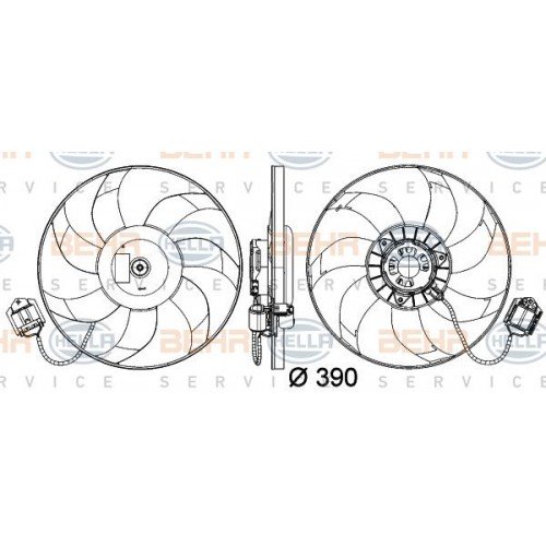Βεντιλατέρ Νερού OPEL INSIGNIA 2013 - ( F/L ) 608006440