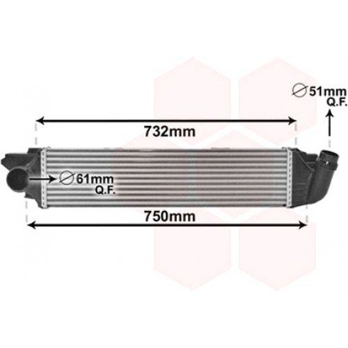 Ψυγείο Intercooler OPEL VIVARO 2014 - ( B ) 609006200