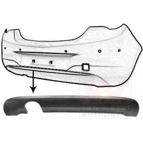Σπόιλερ Προφυλακτήρα OPEL CORSA 2014 - ( E ) Πίσω 610006390 Σπόιλερ Προφυλακτήρα OPEL CORSA 2014 - ( E ) Πίσω 610006390
