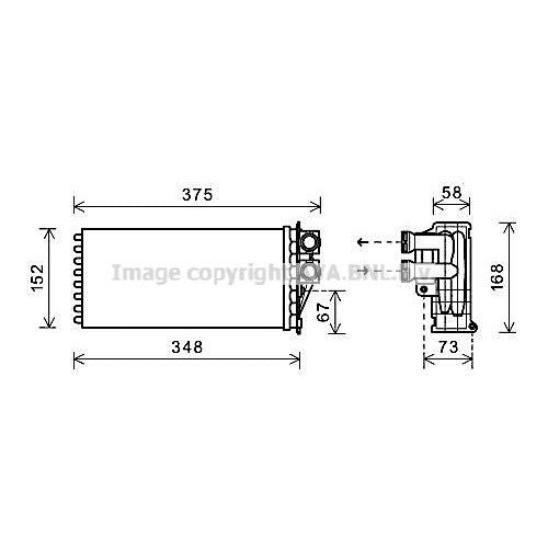 Ψυγείο Καλοριφέρ PEUGEOT 3008 2009 - 2013 625006500