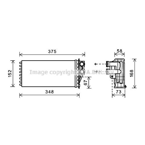 Ψυγείο Καλοριφέρ PEUGEOT 3008 2013 - 2015 ( F/L ) 625106500