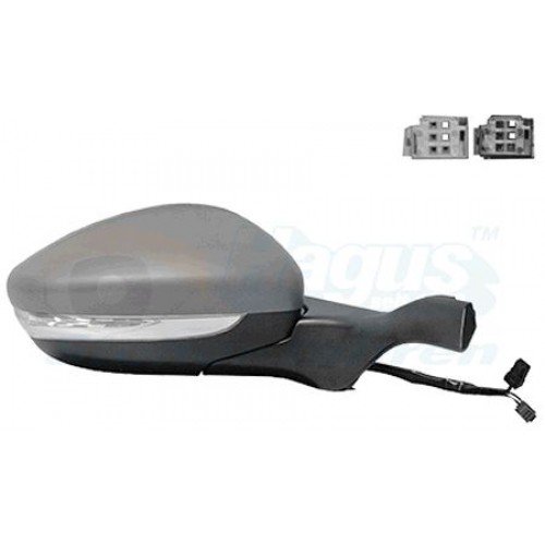 Καθρέπτης Ηλεκτρικός Θερμαινόμενος Βαφόμενος Με Φλας PEUGEOT 208 2012 - 2015 Δεξιά 629007481