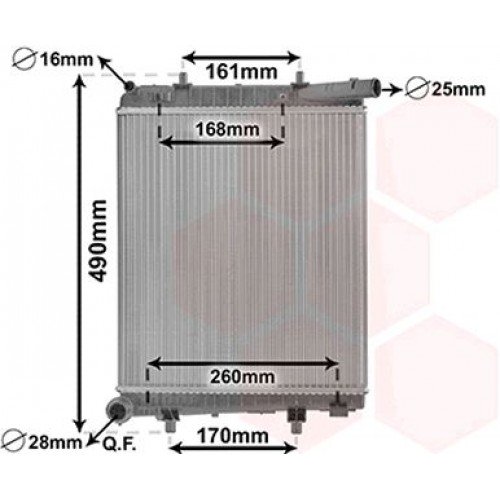 Ψυγείο Νερού PEUGEOT 108 2014 - 635006310 Ψυγείο Νερού PEUGEOT 108 2014 - 635006310