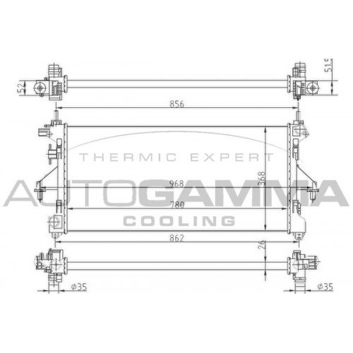 Ψυγείο Νερού PEUGEOT BOXER 2014 - 637006300