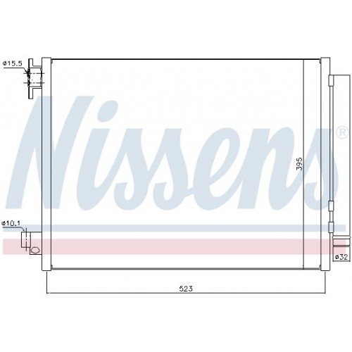 Ψυγείο A/C (Εξωτερικό) RENAULT CLIO 2013 - 2016 670006400