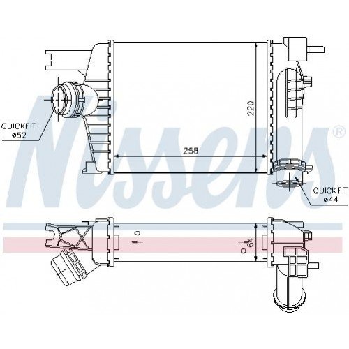 Ψυγείο Intercooler RENAULT CLIO 2016 - ( F/L ) 670106230