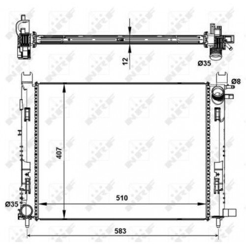 Ψυγείο Νερού RENAULT CAPTUR 2013 - 2017 672006340