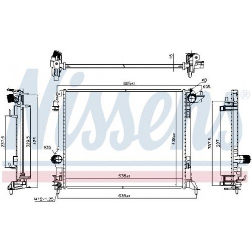 Ψυγείο Νερού RENAULT MEGANE 2015 - 673506300