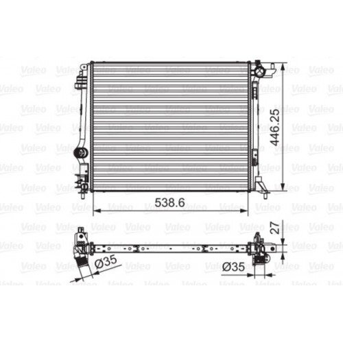 Ψυγείο Νερού RENAULT MEGANE 2015 - 673506320