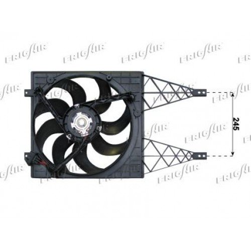 Βεντιλατέρ Νερού SEAT IBIZA 2015 - 2017 721106455