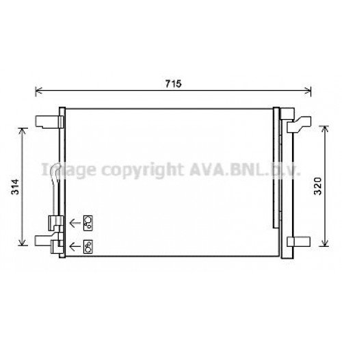 Ψυγείο A/C (Εξωτερικό) SEAT IBIZA 2017 - 721206400