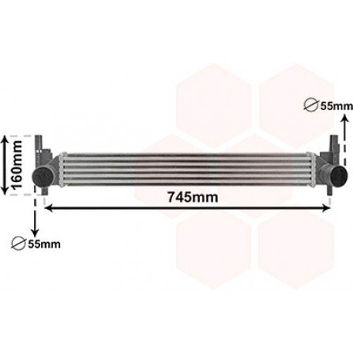 Ψυγείο Intercooler SKODA FABIA 2011 - 2014 746006210 Ψυγείο Intercooler SKODA FABIA 2011 - 2014 746006210