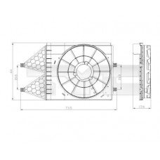 Βάση Βεντιλατέρ (Κόθρος) SKODA ROOMSTER 2010 - 2015 749006435
