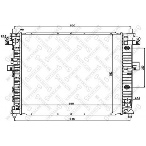 Ψυγείο Νερού SSANGYONG KYRON 2005 - 2007 769006310