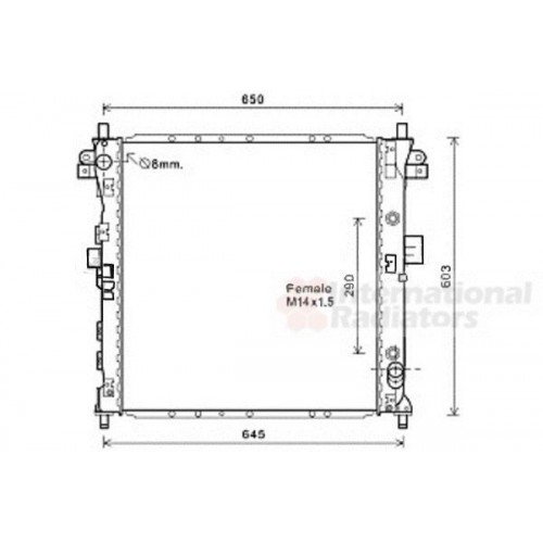 Ψυγείο Νερού SSANGYONG ACTYON 2006 - 769506300