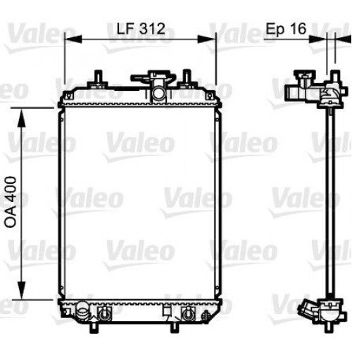 Ψυγείο Νερού SUBARU JUSTY 2004 - 2008 ( G3X ) 772006300