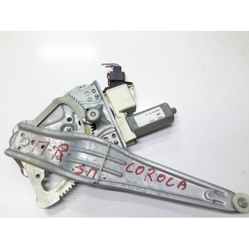 Γρύλος Παραθύρου Ηλεκτρικός Με Μοτέρ TOYOTA COROLLA 2004 - 2007 ( E120 ) Πίσω Δεξιά 69803-12140