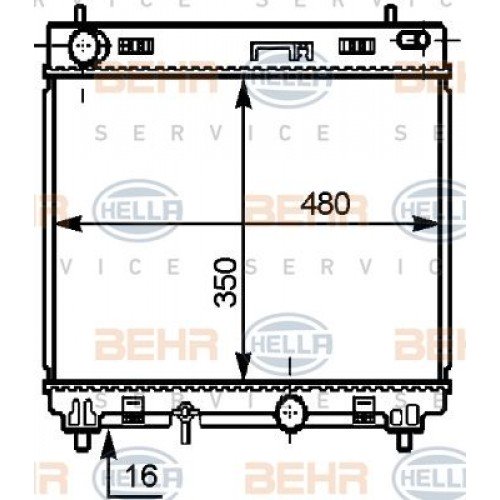 Ψυγείο Νερού TOYOTA YARIS 2012 - 2014 ( XP130 ) 821006310