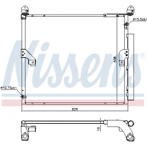 Ψυγείο A/C (Εξωτερικό) TOYOTA LAND CRUISER 2010 - 2014 ( J150 ) 825106400