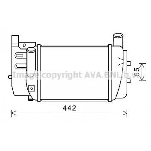 Ψυγείο Intercooler TOYOTA VERSO S 2011 - 2014 828106200