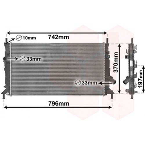 Ψυγείο Νερού VOLVO C30 2007 - 2010 854006300