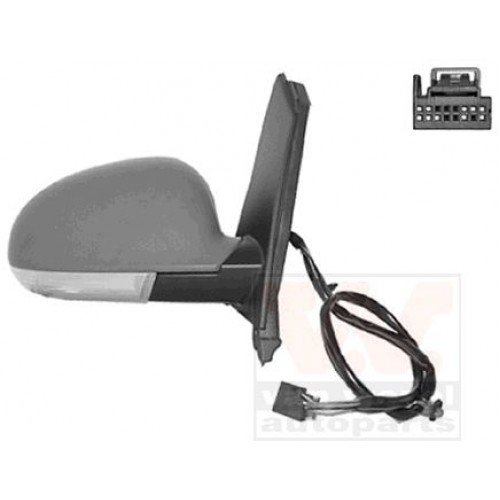 Καθρέπτης Ηλεκτρικός Θερμαινόμενος Βαφόμενος Με Φλας VW GOLF PLUS 2009 - 2013 Mk6 Δεξιά 875007483