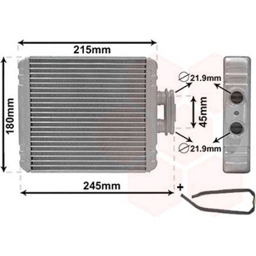 Ψυγείο Καλοριφέρ VW POLO 2014 - 2017 876206510 Ψυγείο Καλοριφέρ VW POLO 2014 - 2017 876206510