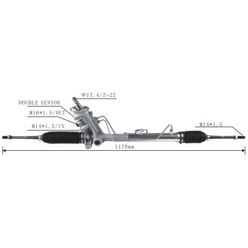 Κρεμαργιέρα & Αντλία Υδραυλικού VW FOX 2005 - 2012 ( 5Z1 ) 52431