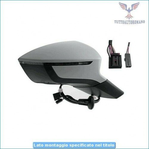 Καθρέπτης Ηλεκτρικός Θερμαινόμενος Ηλεκτρικά Ανακλινόμενος Βαφόμενος Με Φλας Φως Ασφαλείας Με Blis SEAT ATECA 2016 - Αριστερά 725007592