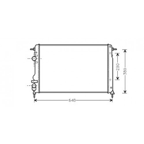 Ψυγείο Νερού DACIA LOGAN 2008 - 2013 ( F/L ) 220006310