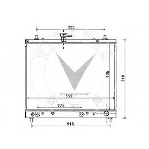Ψυγείο Νερού DAIHATSU TERIOS 2006 - 2009 ( J200 ) 054606300 Ψυγείο Νερού DAIHATSU TERIOS 2006 - 2009 ( J200 ) 054606300