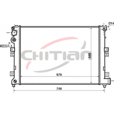 Ψυγείο Νερού FIAT SEDICI 2007 - 2010 014106310