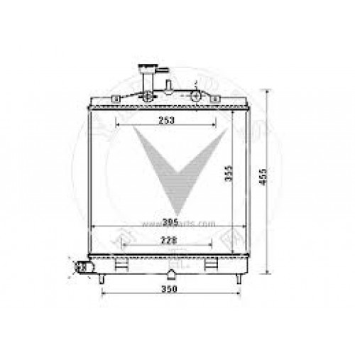 Ψυγείο Νερού KIA PICANTO 2008 - 2011 ( BA ) 010106310 Ψυγείο Νερού KIA PICANTO 2008 - 2011 ( BA ) 010106310