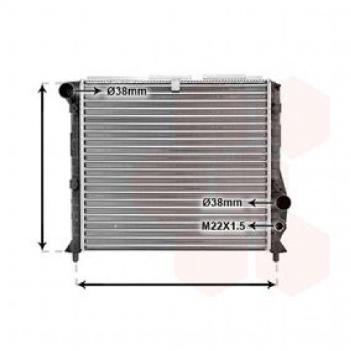 Ψυγείο Νερού ALFA ROMEO 75 1985 - 1991 ( 162B ) 065406310 Ψυγείο Νερού ALFA ROMEO 75 1985 - 1991 ( 162B ) 065406310