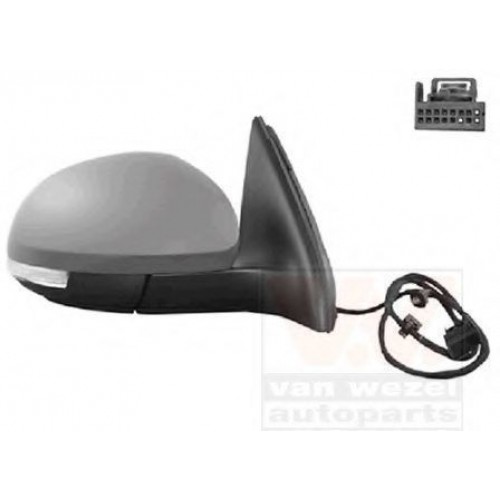 Καθρέπτης Ηλεκτρικός Θερμαινόμενος Ηλεκτρικά Ανακλινόμενος Βαφόμενος Με Φλας VW TIGUAN 2008 - 2012 ( 5N ) Δεξιά 035307503
