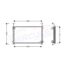 Ψυγείο A/C (Εξωτερικό) FIAT BRAVO 1995 - 2001 ( 182 ) 038206425