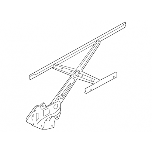 Γρύλος Παραθύρου Ηλεκτρικός Χωρίς Μοτέρ MITSUBISHI ASX 2014 - 2018 Εμπρός Αριστερά 551207042