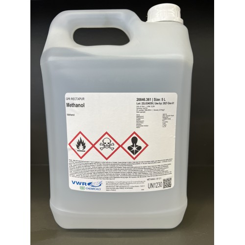 Μεθανόλη 5L UNIVERSAL - - VWR (5 Liters)