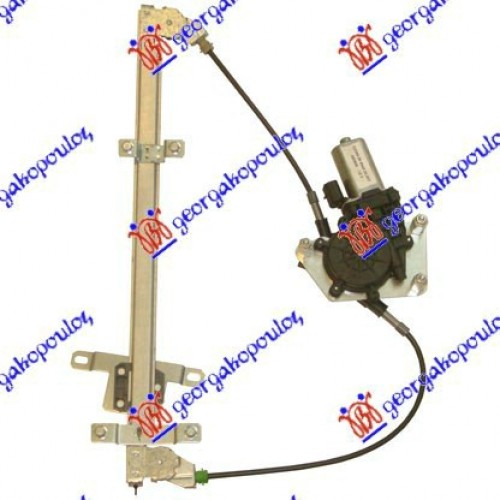 Γρύλος Παραθύρου Ηλεκτρικός Με Μοτέρ NISSAN D22 1998 - 2001 Εμπρός Δεξιά 013107066