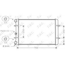Ψυγείο Νερού SKODA OCTAVIA 2000 - 2010 ( 4 ) 013606310