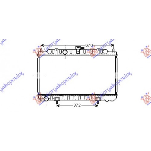 Ψυγείο Νερού NISSAN ALMERA 2000 - 2002 ( N16 ) 018006325